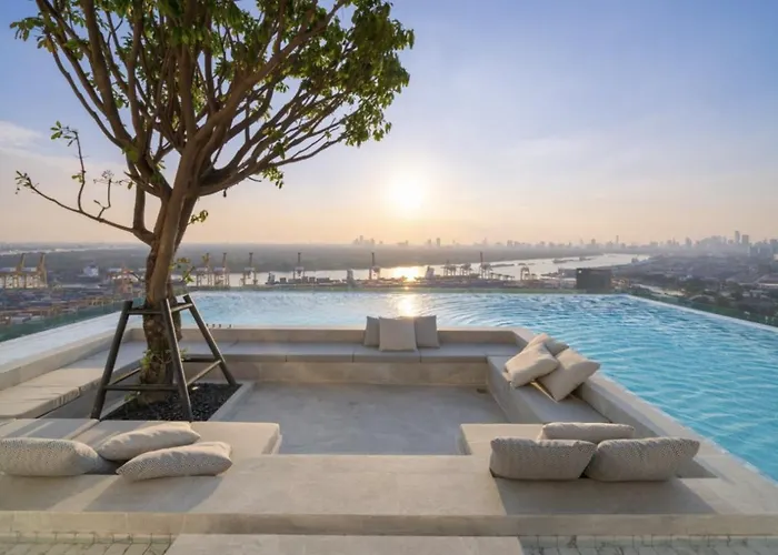公寓 Near Bts L Duplex 42 Sqm L Rooptop Pool *