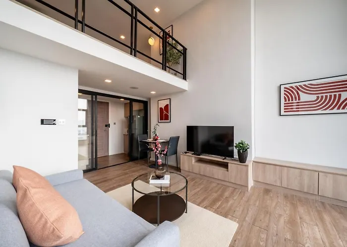 Near Bts L Duplex 42 Sqm L Rooptop Pool 公寓 曼谷