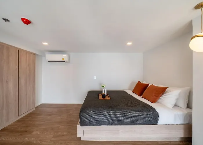 Near Bts L Duplex 42 Sqm L Rooptop Pool 公寓 曼谷