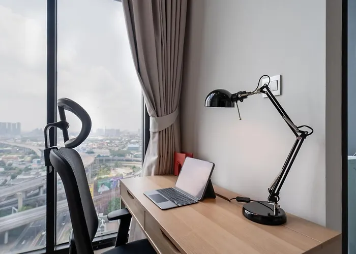 Near Bts L Duplex 42 Sqm L Rooptop Pool 公寓 曼谷