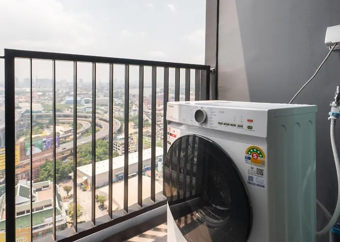 Near Bts L Duplex 42 Sqm L Rooptop Pool 公寓 *